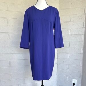 Hugo Boss Daslana Sheath Dress in Purple, 8